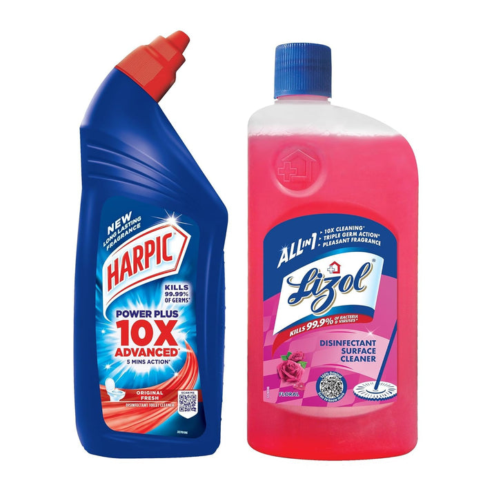 Lizol Disinfectant Surface & Floor Cleaner Liquid, Citrus - 5 Litre | Suitable for All Floor Cleaner Mops | Kills 99.9% Germs| India's #1 Floor Cleaner