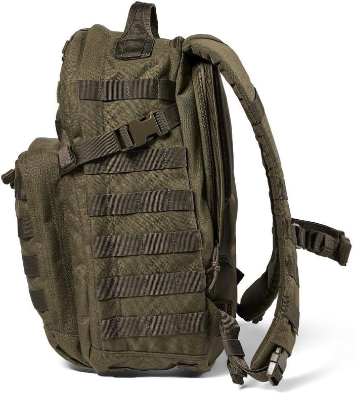5.11 Tactical Backpack, RUSH 12 2.0 Military Survival Molle Backpack with Laptop Compartment, 24L, Style 56561ABR/56562ABR