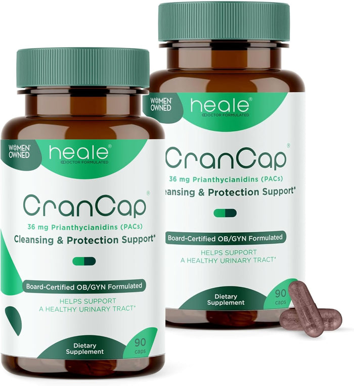 Cranberry Pills - Urinary Tract Health Cranberry Supplement - 36mg of Potent PACs - Non GMO, Vegan, Gluten Free - by Heale - 30 Capsules