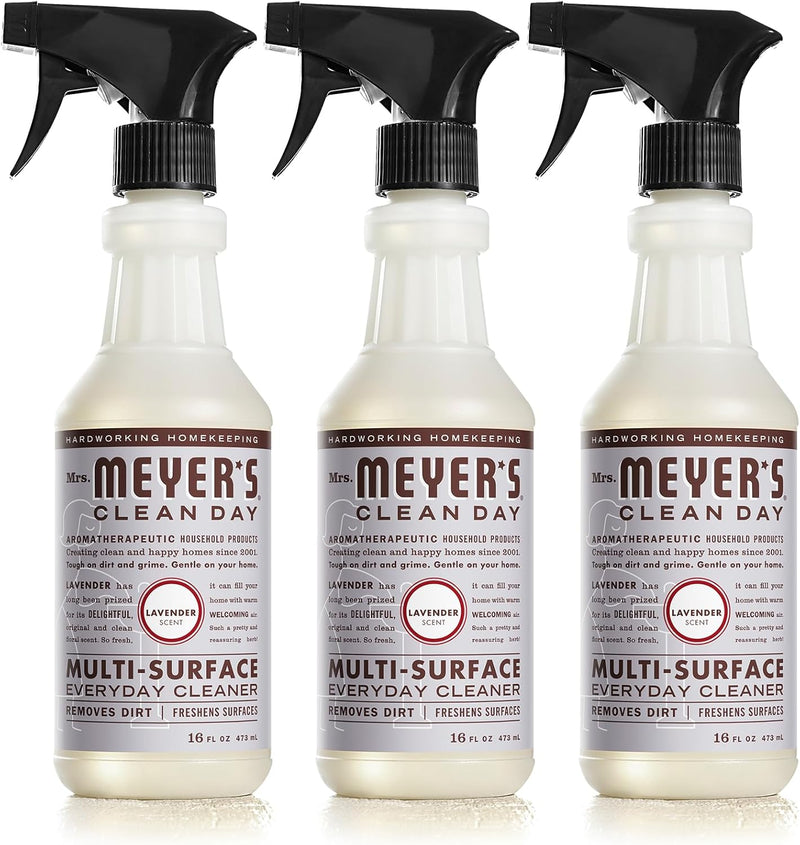 MRS. MEYER'S CLEAN DAY Multi-Surface Cleaner Concentrate, Use to Clean Floors, Tile, Counters, Lemon Verbena, 32 fl. oz