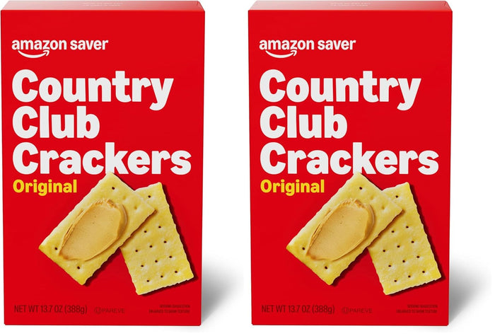 Amazon Saver, Original Country Club Crackers, 13.7 Oz (Previously Happy Belly, Packaging May Vary)