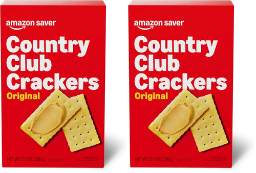 Amazon Saver, Original Country Club Crackers, 13.7 Oz (Previously Happy Belly, Packaging May Vary)
