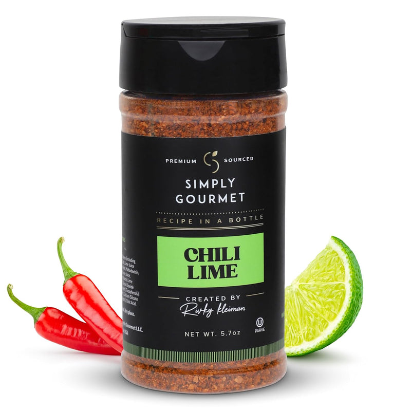 Simply Gourmet Chef-Crafted Premium Spice Blends & Seasonings - Lemon Garlic Seasoning - All Purpose Spices - 6.4 oz