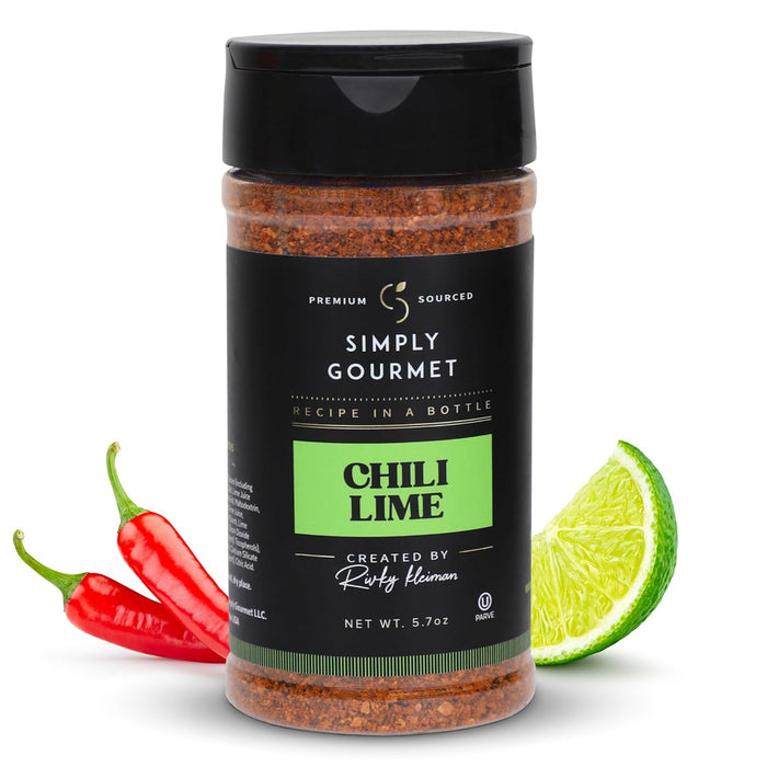 Simply Gourmet Chef-Crafted Premium Spice Blends & Seasonings - Lemon Garlic Seasoning - All Purpose Spices - 6.4 oz