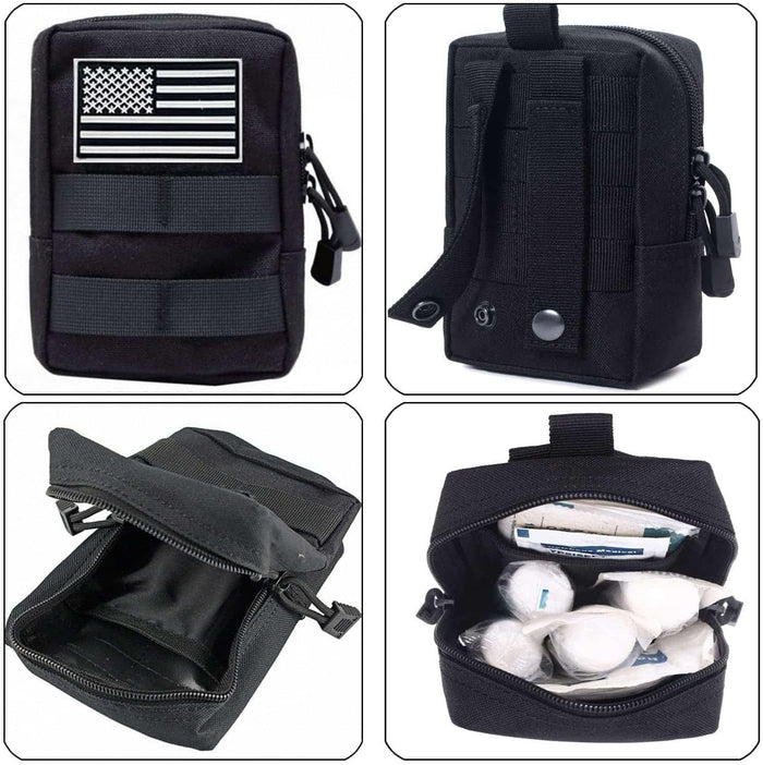 3 Pack Molle Pouches,Utility Tactical Pouches and Tactical Bag Attachments