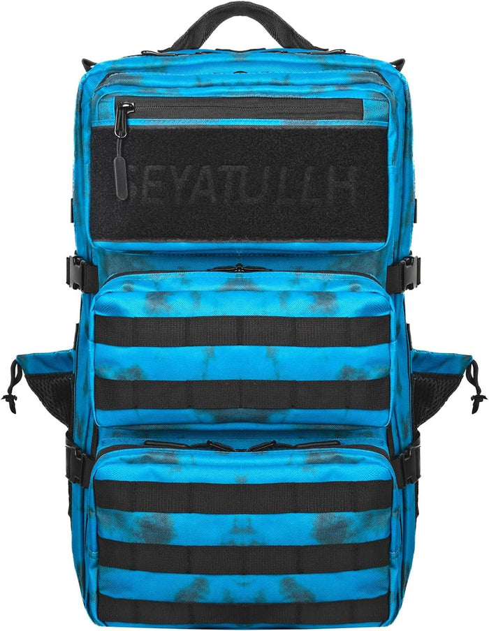 Military Tactical Backpack 55L Army Backpack Bug Out Bag Assault pack Molle Daypack Hiking Trekking Rucksack (Pink camouflage)