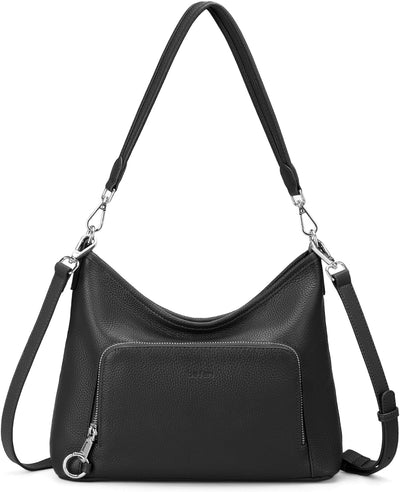 befen Genuine Leather Hobo Bag Purses for Women, Anti Theft Built in RFID Wallet Crossbody Bag Shoulder Handbags