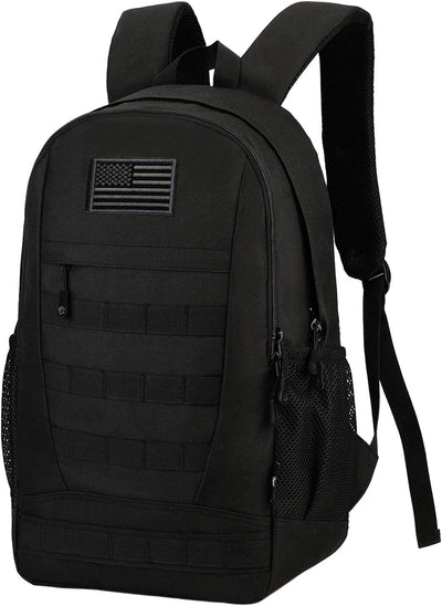ArcEnCiel 35L Motorcycle Backpack Tactical Military Bag Army Assault Pack Rucksacks with Patch - Rain Cover Included