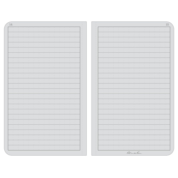 Rite in the Rain All Weather Notebook,Nonwirebound 6.75 x 4.25 x 0.625