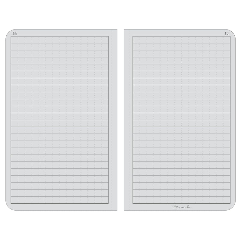 Rite in the Rain All Weather Notebook,Nonwirebound 6.75 x 4.25 x 0.625