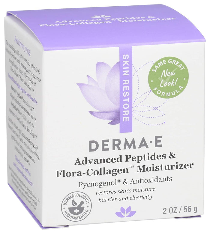 Derma E Advanced Peptides & Collagen Moisturizer Cream, Paraben Free, 2 Ounces (Pack Of 1)