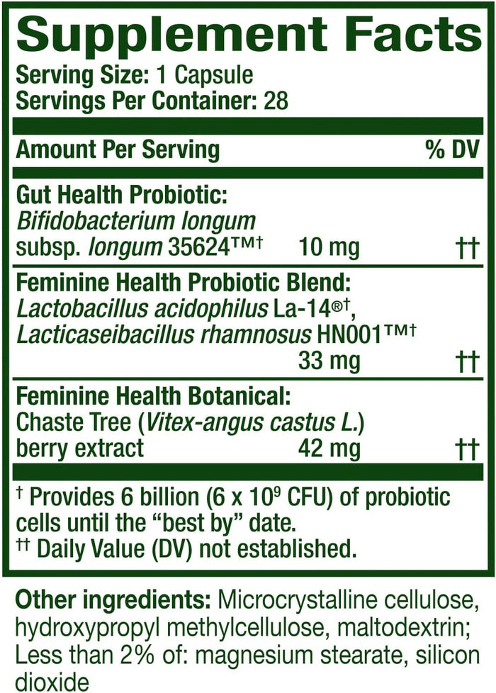 Align Probiotic, Womens Dual Action, Vaginal Probiotics for Women, Womens Probiotic for Vaginal Health Support, with Probiotics for Digestive Health, 28 Probiotic Capsules