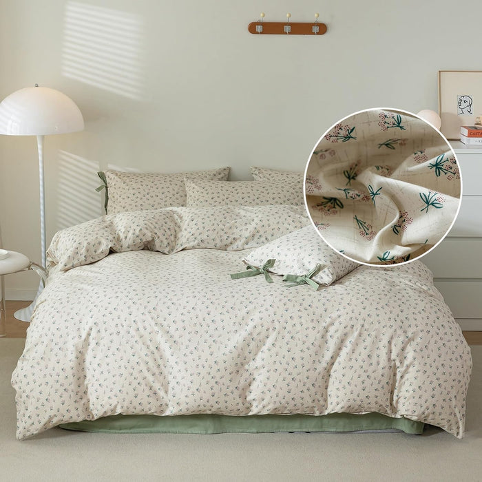 Leopard Print Comforter Set Full Size Animal Cheetah Printed Comforter Set 3 Pieces Fluffy Soft Microfiber Brown/Black Floral Bedding Set Farmhouse Boho Bed Comforter with 2 Pillowcases for All Season
