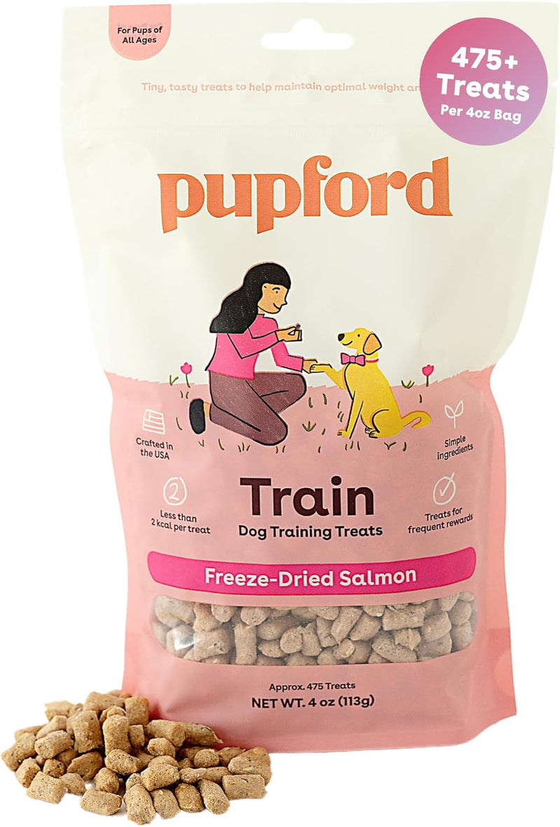 Pupford Freeze Dried Training Treats for Dogs & Puppies, 475+ Two Ingredient Bites (Chicken, 4 oz)