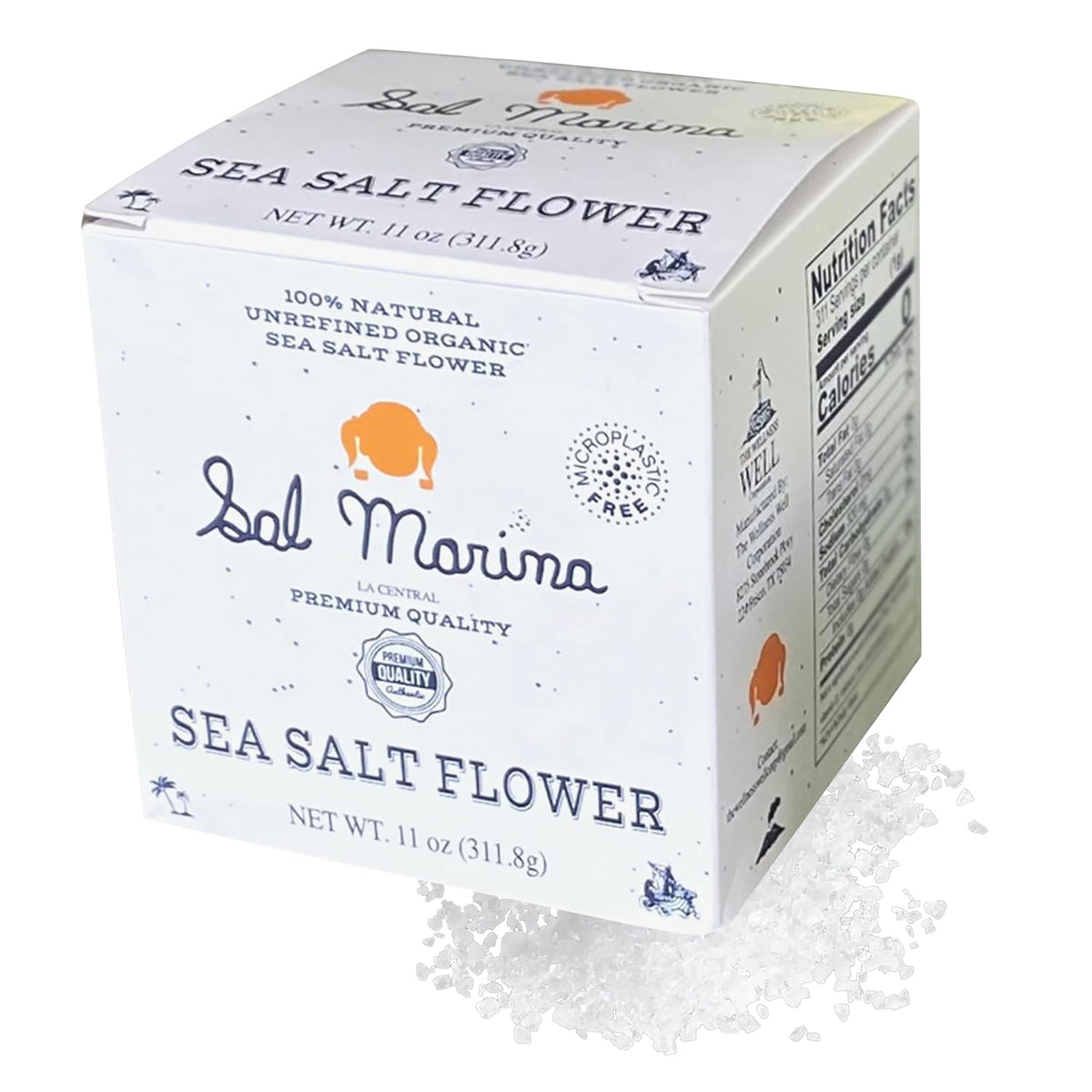 SAL MARINA | Unrefined Colima Sea Salt 9lbs | Kosher Salt 100% Natural - Vegan Gluten Free Organic Table Salt Seasoning Food