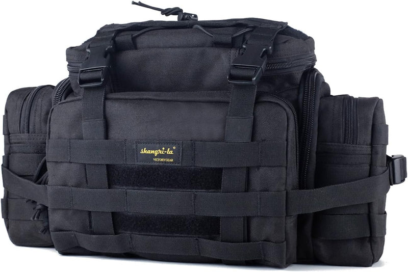 SHANGRI-LA Tactical Range Bag Outdoor Sling Backpack Hiking Fanny Waist Pack