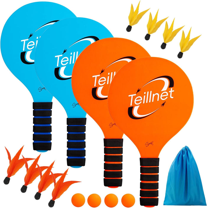 Toss and Catch Ball Set Upgraded - Family Games Kids Toys for Stocking Stuffers - Water-Resistant Great for Beach Pool Yard - Christmas Toys Gift for Boys Girls Teens 3 4 5 6 7 8 9 10 11 12+ Years