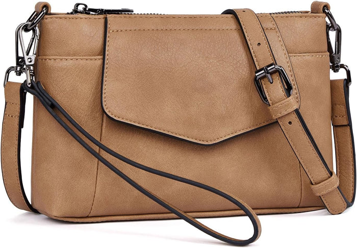 Switrock Small Crossbody Bags for Women, Cell Phone Bag Mini Over Wristlets Handbag Wallet Purse with Card Slots