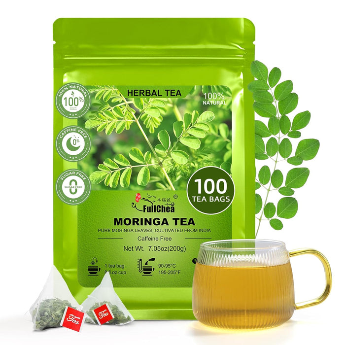 FullChea - Ginkgo Biloba Tea Bags, 36 Teabags - Premium Dried Ginkgo Biloba Leaves - Non-GMO - Caffeine-free - Support Memory & Focus