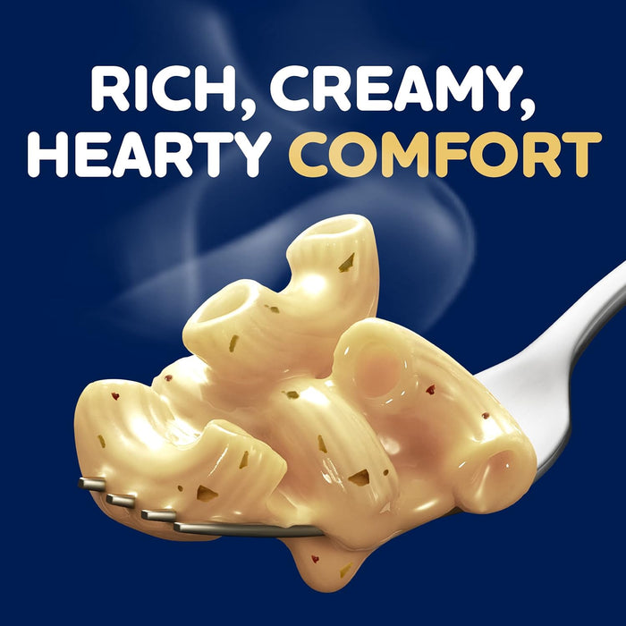 Kraft Deluxe White Cheddar & Garlic & Herbs Mac & Cheese Macaroni and Cheese Dinner, 11.9 oz Box