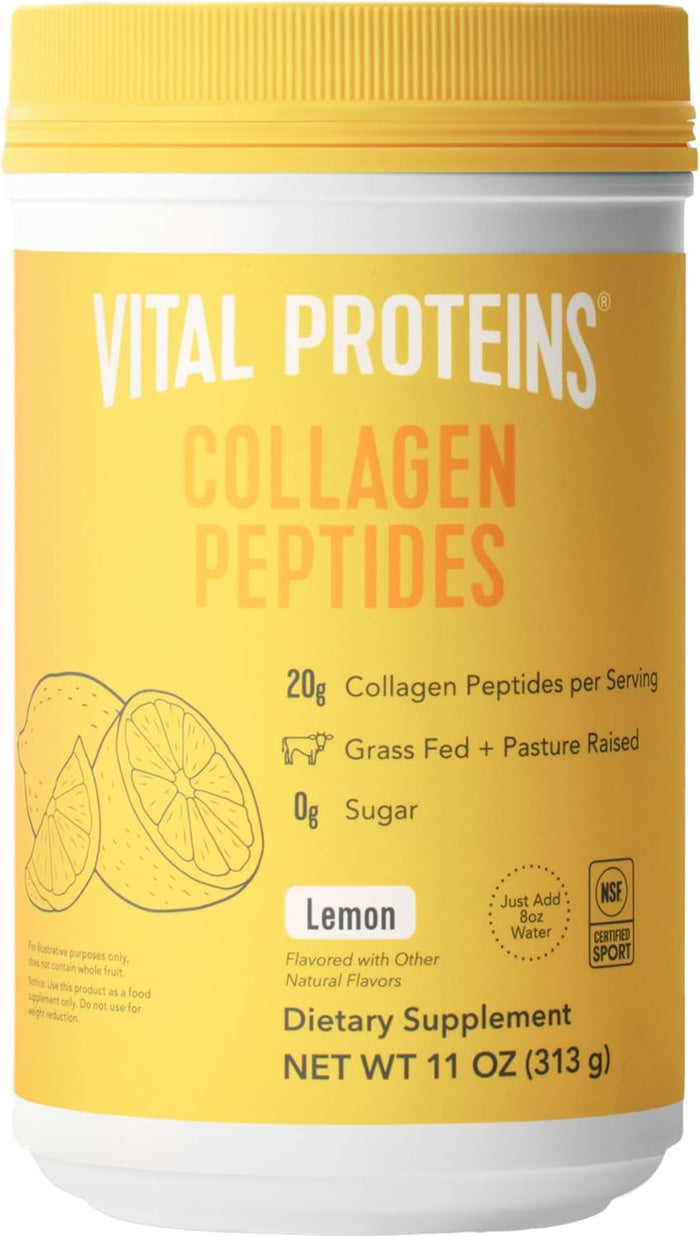 Vital Proteins Collagen Peptides Powder - Grass Fed Collagen Peptides for Hair, Nail, Skin, Bone & Joint Health, Unflavored, 27 Servings