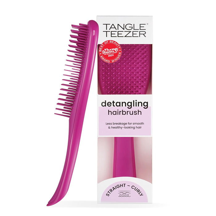 Tangle Teezer Ultimate Detangler Brush for Wet & Dry Hair, Eliminates Knots & Reduces Breakage for All Hair Types, Apricot Blaze