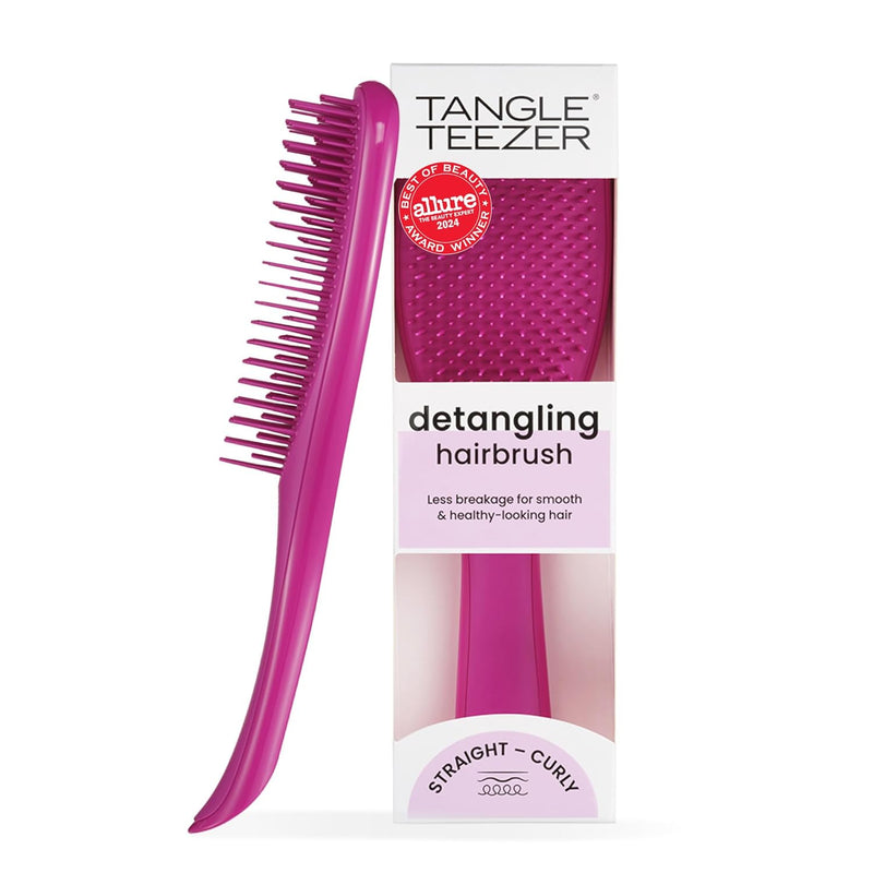Tangle Teezer Ultimate Detangler Brush for Wet & Dry Hair, Eliminates Knots & Reduces Breakage for All Hair Types, Apricot Blaze