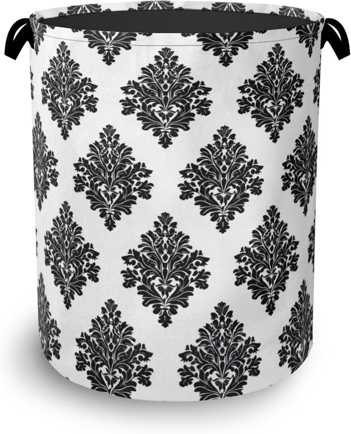 Hedgehog Laundry Hamper,Plant Leaf Dirty Clothes Laundry Basket with Handles Waterproof Oxford Cloth Storage Basket for College Dorms Bathroom Bedroom 16" x 20.8"