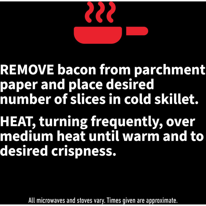 HORMEL BLACK LABEL Fully Cooked Bacon - Thick Bacon Snacks for Breakfast, 10.5 Ounce (Pack of 1)