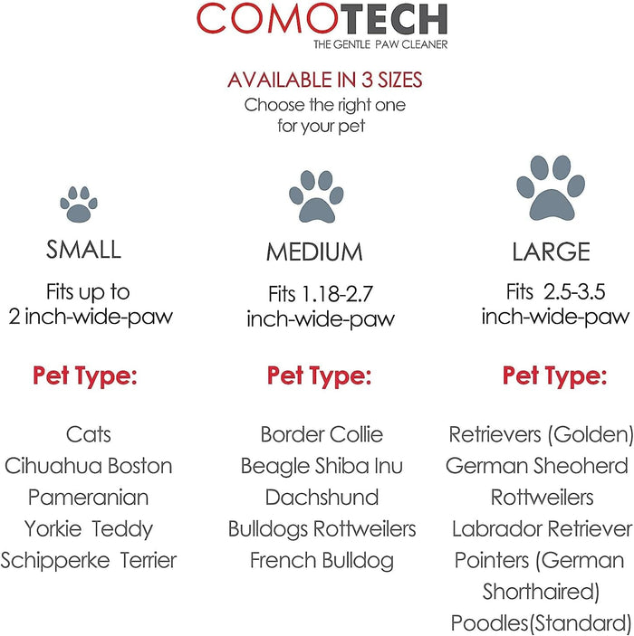 Dog Paw Cleaner, Dog Paw Washer, Paw Muddy Paw Cleaner, Pet Foot Cleaner for Small Medium Large Breed Dogs/Cats (with 3 absorbent towel)