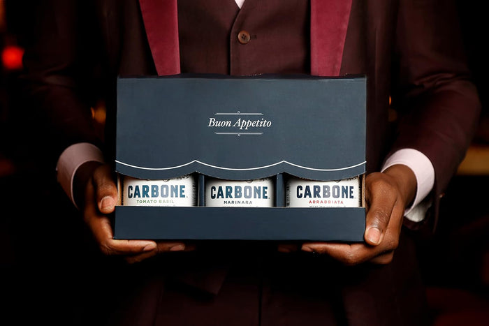 Carbone Fine Food 3-Jar VARIETY PACK of Marinara, Arrabbiata, and Tomato Basil Made with Fresh, Natural Ingredients