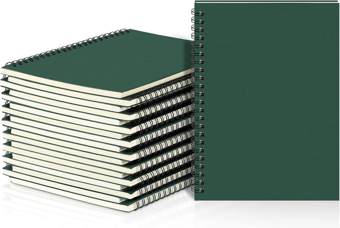 Yahenda Spiral Notebook Bulk A5 Journal Lined 8.3'' x 5.5'' Writing Composition Paper Small Notepad Subject Notebook for Students Office Business Back to School Supplies(Black,200 Pcs)