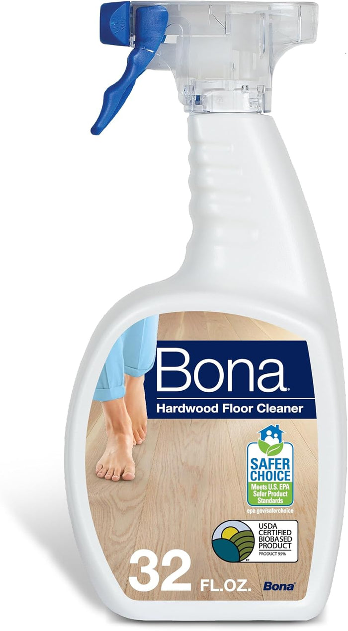 Bona Hardwood Floor Cleaner Spray - 32 fl oz - Unscented - Residue-Free Household Floor Cleaning Solution for Wood Floors