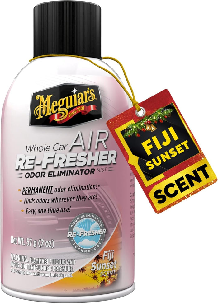 Meguiar's Whole Car Air Re-Fresher,Odor Fighting Mist, Fights Off Strong Vehicle Odors,Air Freshener, New Car Scent - Three 2 Oz Spray Bottles