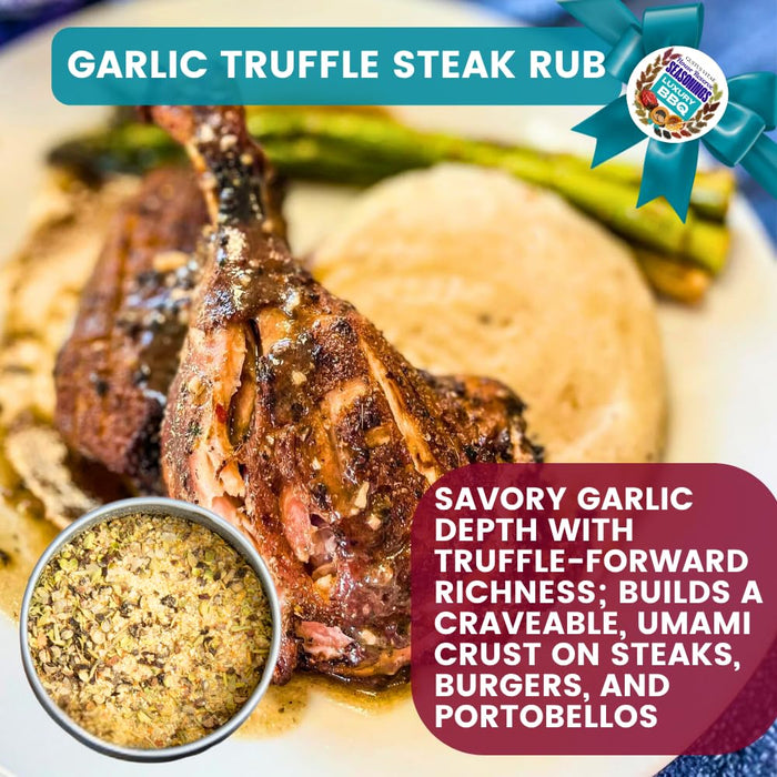 Luxury BBQ House Reserve Seasonings | Gift Packaged Set of 3 | Artisanal Gift Pack | All Natural, Non GMO Seasoning | Gourmet Spice Blends & Rubs | Small Batch, Hand Made | Made in USA | No Artificial Ingredients, Authentic Flavors | GLP-1 Friendly | Sust