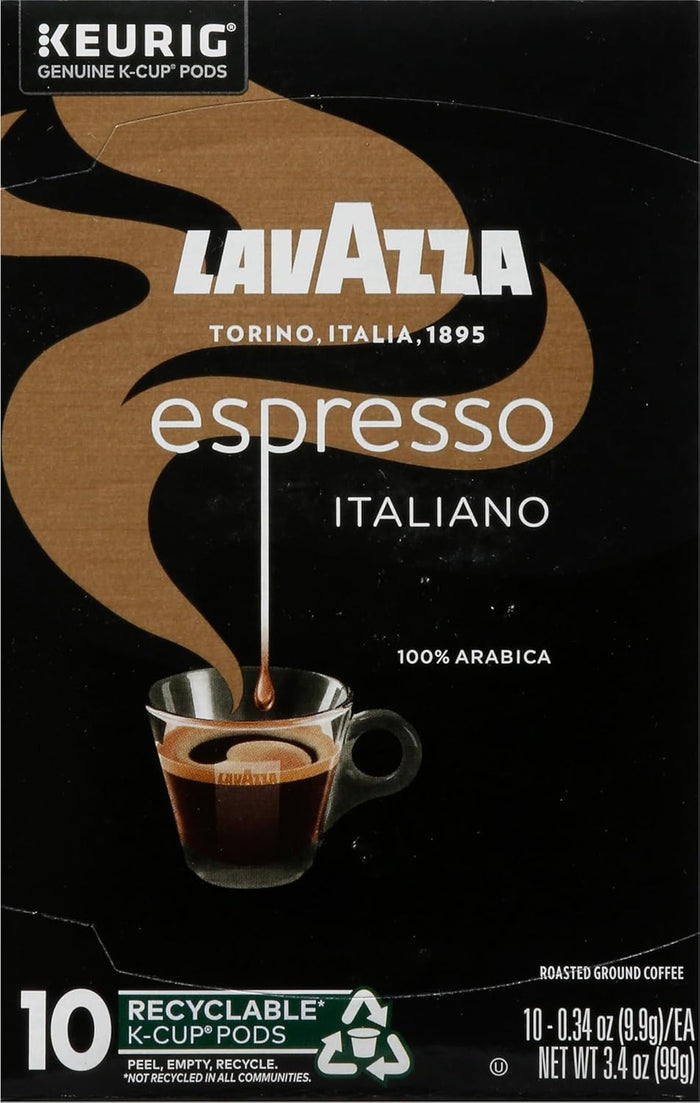 Lavazza Espresso Whole Bean Coffee, Medium Roast, 100% Arabica, 2.2 lb Bag (Pack of 1)