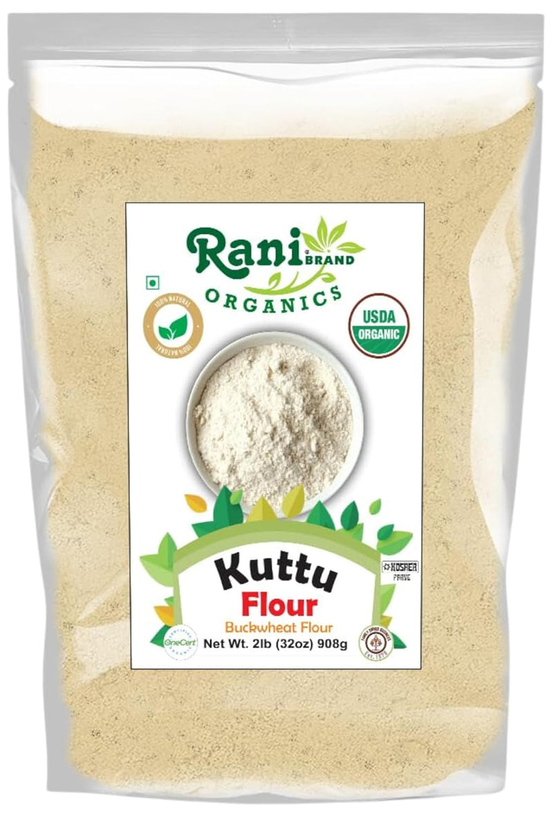 Rani Kuttu (Buckwheat) Flour 28oz (1.75lbs) 800g ~ All Natural | Gluten Friendly | NON-GMO | Kosher | Vegan | Indian Origin