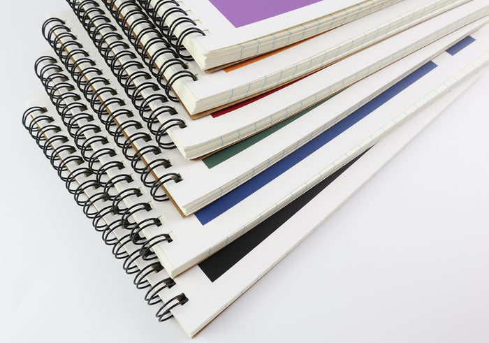 Top Spiral Steno Pads,6 Pack Notepads 6x9 Inches,80 Sheets White Paper Gregg Rule Steno Notebooks for Writing Notes in School, University, College, Office