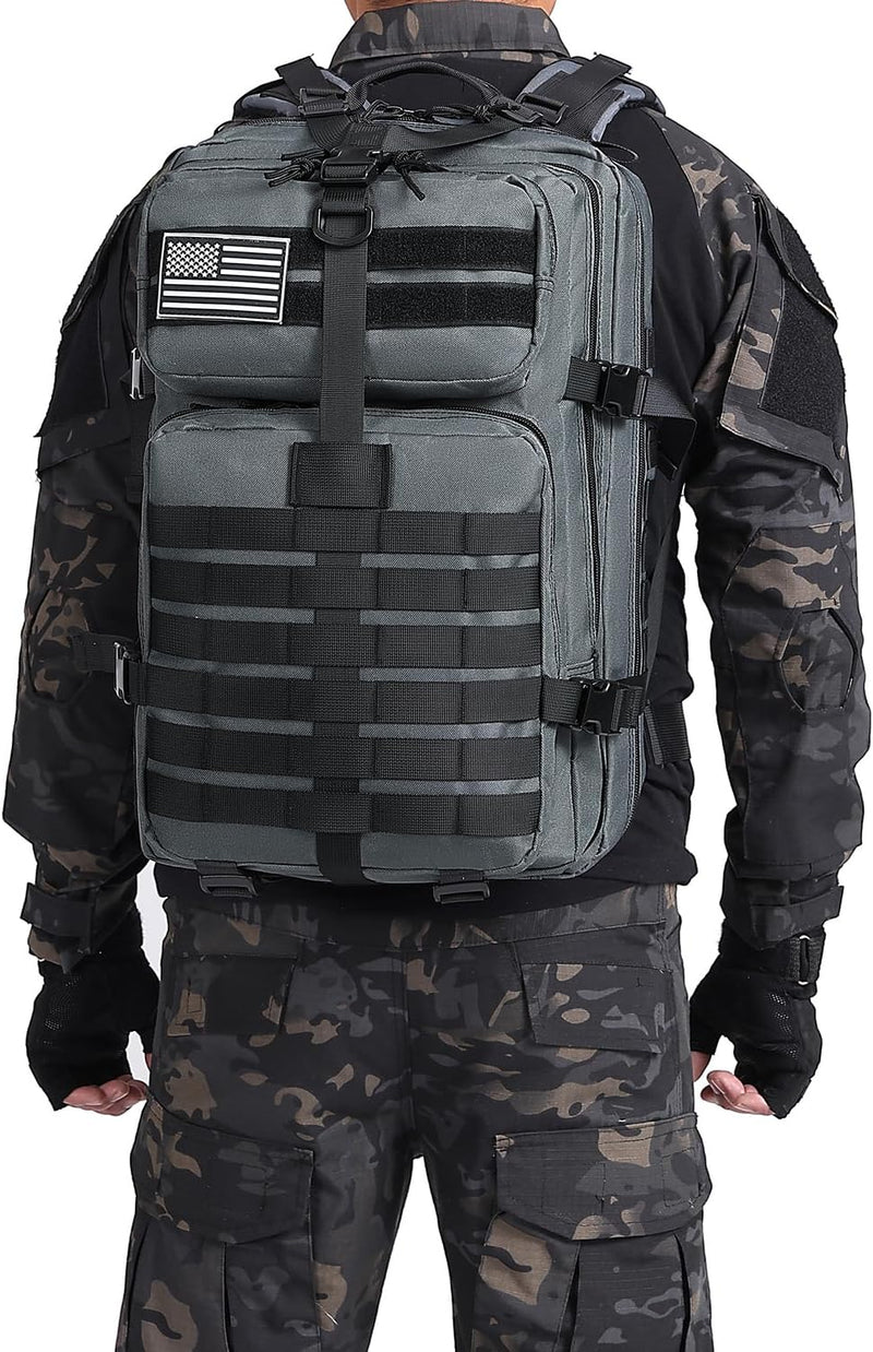 ATBP Tactical Military Rucksack Backpack Molle Hiking Daypack Hunting 45 Liters