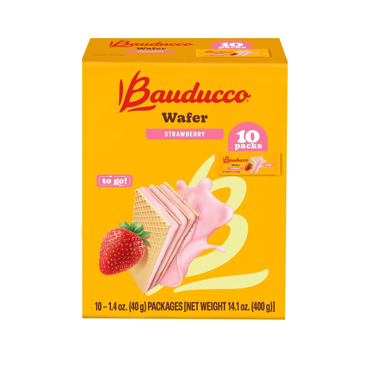 Bauducco Chocolate Wafers - Crispy Wafer Cookies With 3 Delicious, Indulgent, Decadent Layers of Chocolate Flavored Cream - Delicious Sweet Snack or Desert - 5.0 oz (Pack of 1)