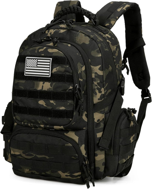 30L Military Tactical Backpack for Men 3 day Assault Pack Molle Daypack Army Hiking Rucksack (Khaki)