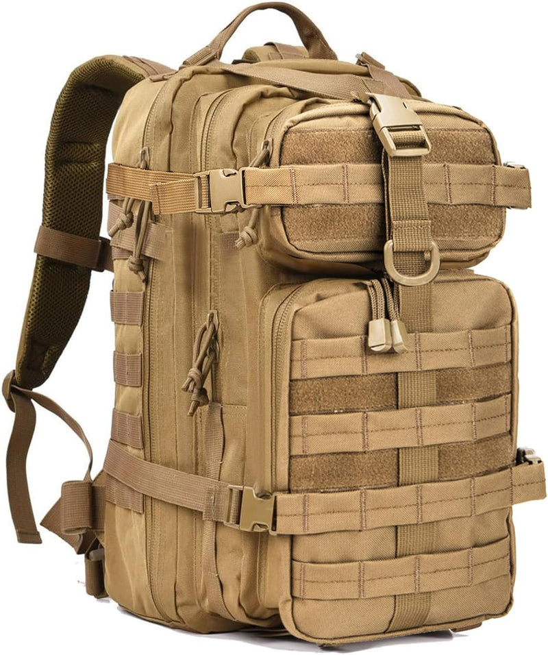 Small Tactical Backpack Military Daypack - 30L Backpack for Men Molle Assault Pack Bug Out Bag for Hiking Camping Travel Army Hunting Rucksack Trekking (Green)