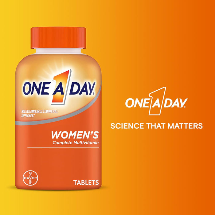 One A Day Women’s Multivitamin with Vitamin A, C, D, E and all 8 B vitamins, Calcium, Vitamins for Women, for Bone Health, Skin Health & Immune Health Support , 200 Count
