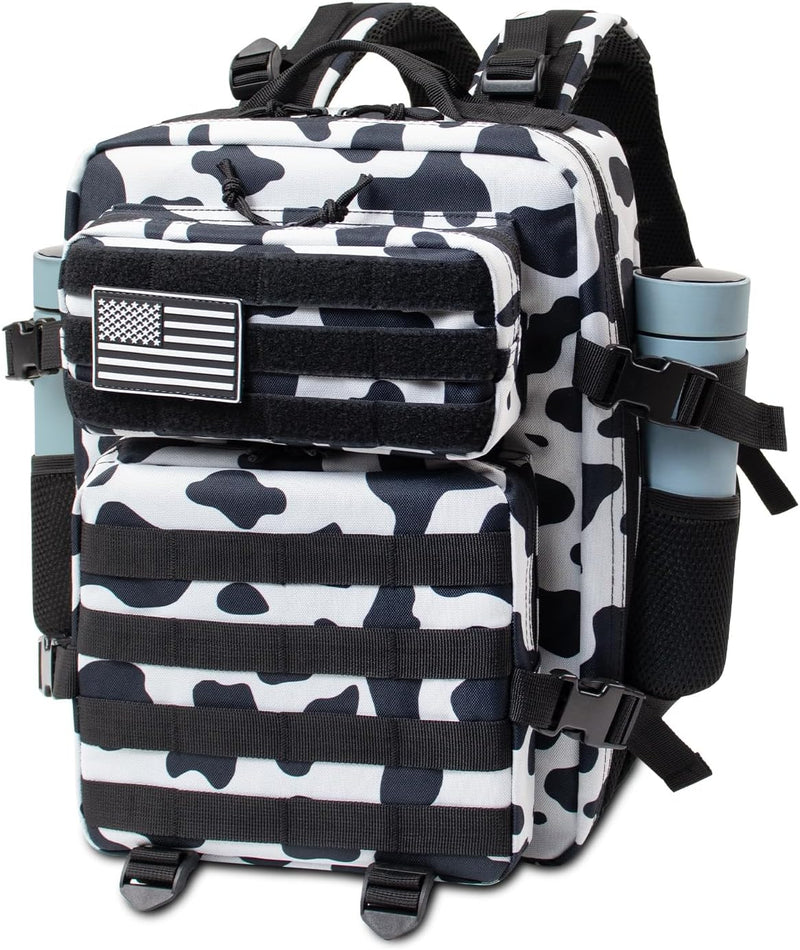 12L Mini Tactical Military Backpack for Women Army Assault Pack Bag Small Rucksack with Bottle Holder Work Gym Bag - 12L Heart Print Backpack Mini Small Pack