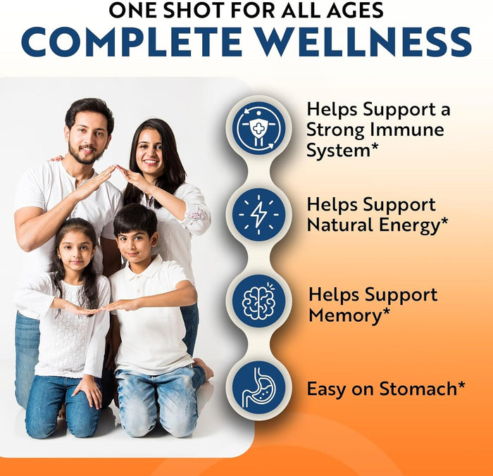 Mega Liquid Multivitamins, Trace Minerals, Amino Acids, Turmeric for Adults, Men, Women, Teens, Kids, Non-GMO, No Soy, No Dairy