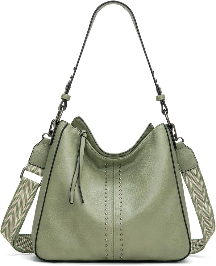 Montana West Medium Hobo Bags for Women Top Handle Satchel Shoulder Purse Bucket Handbag