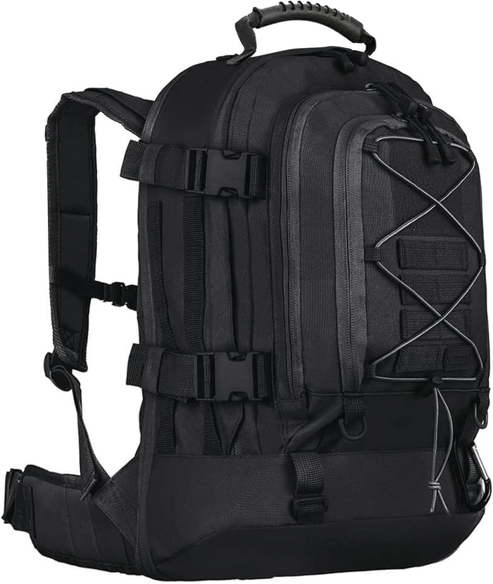 Tactical Backpack Military Hiking Daypack - Molle Backpack for Men 3 Day Assault Pack Bug Out Bag for Camping Travel Army Hunting Gym Rucksack Survival (Green)
