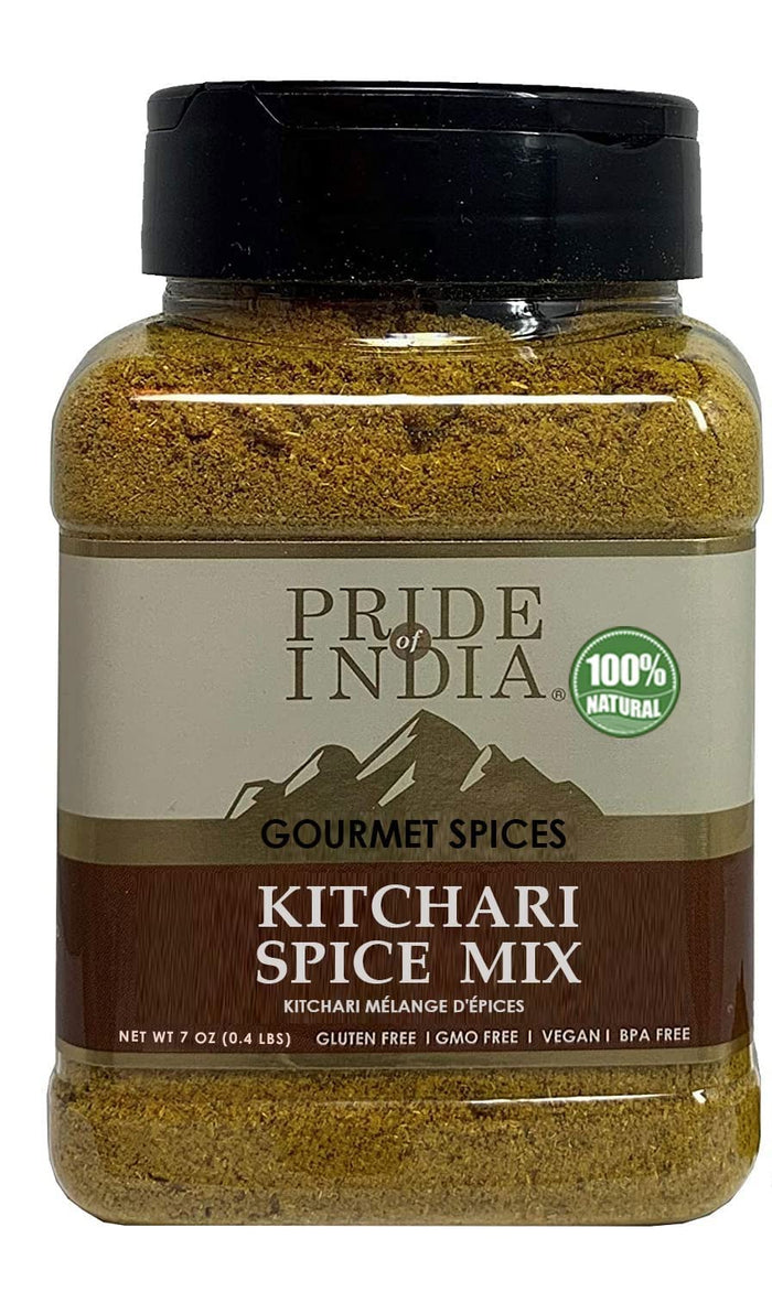 Pride of India – Tandoori Grill Masala – Blend of Exotic & Gourmet Spices – Ideal for Vegetable, Meat & Chicken Cooking – GMO Free – Easy to Use - 7 oz. Medium Dual Sifter Bottle
