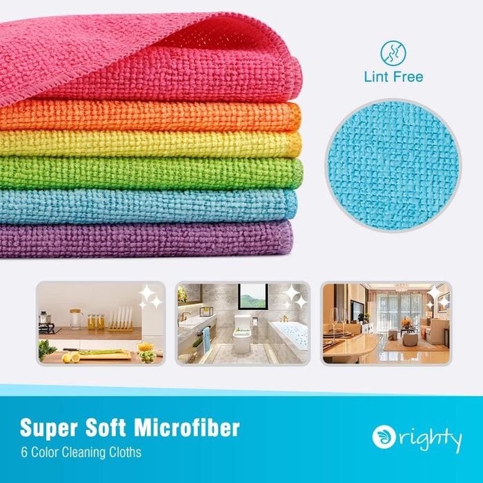 Orighty Microfiber Cleaning Cloth, Highly Absorbent, Lint Free
