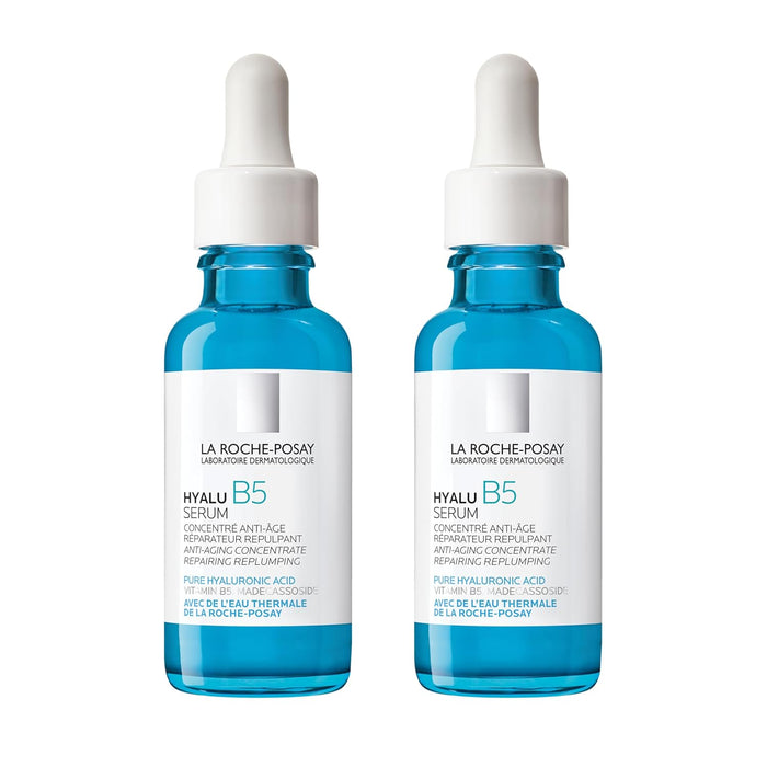 La Roche-Posay Hyalu B5 Pure Hyaluronic Acid Serum for Face, Vitamin B5 + Hyaluronic Acid + Madecassoside, Hydrating Serum Visibly Plumps Skin, Sensitive Skin Safe, Anti Aging, Oil-Free